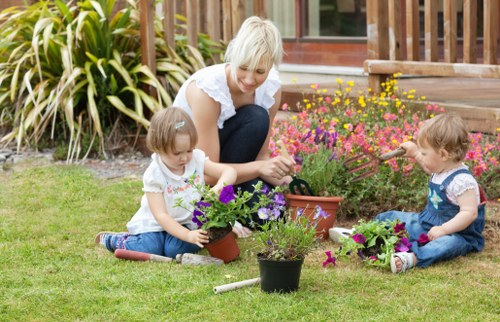 Seasonal planting choices for flower bed creation in Merton